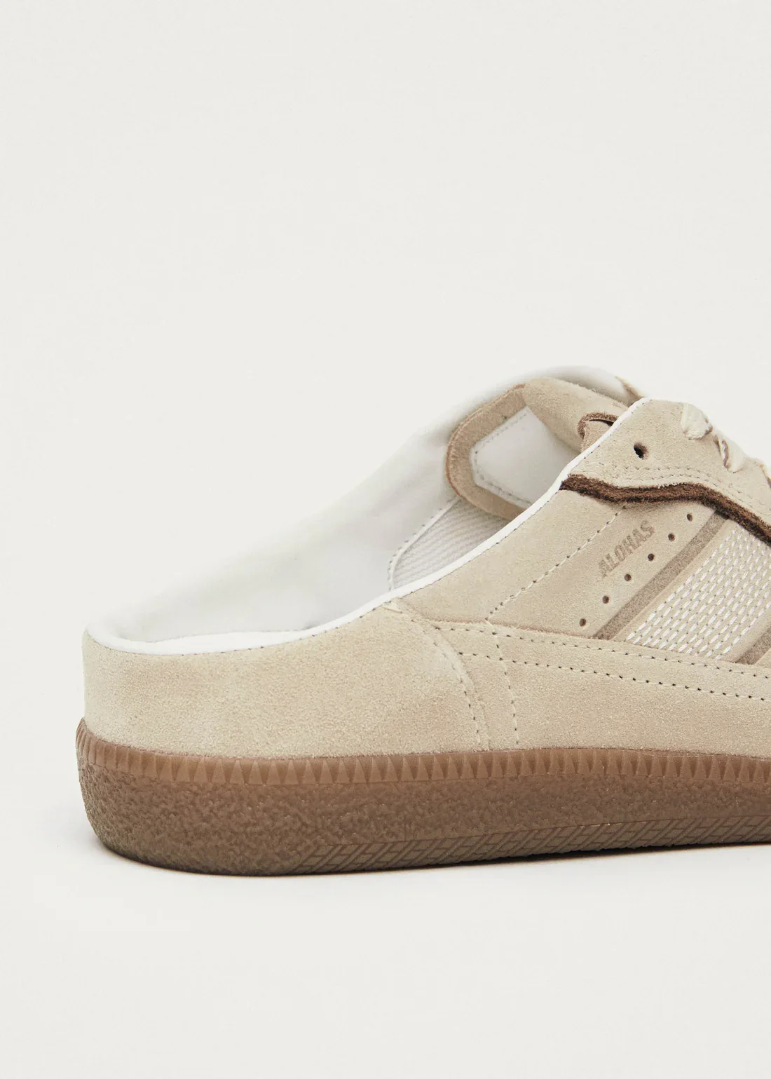 Alohas Mule Cream Leather Sneakers | Cream - Image 4