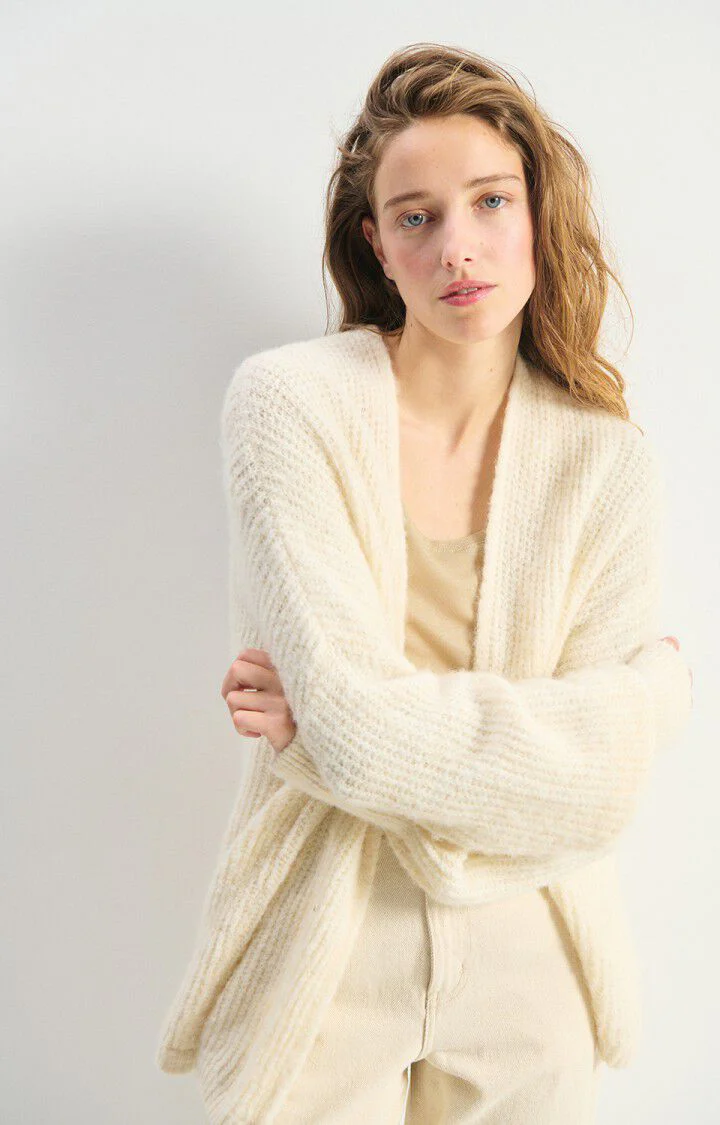 American Vintage Women's Cardigan East | Mother Of Pearl - Image 4