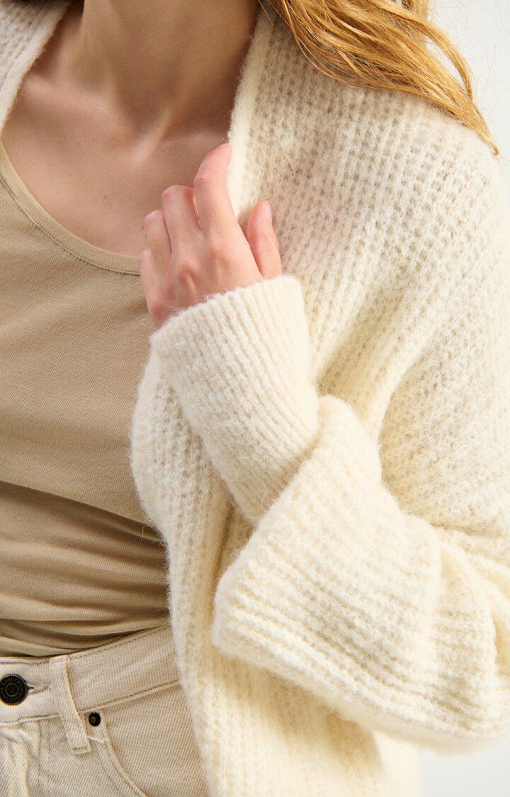 American Vintage Women's Cardigan East | Mother Of Pearl - Image 5