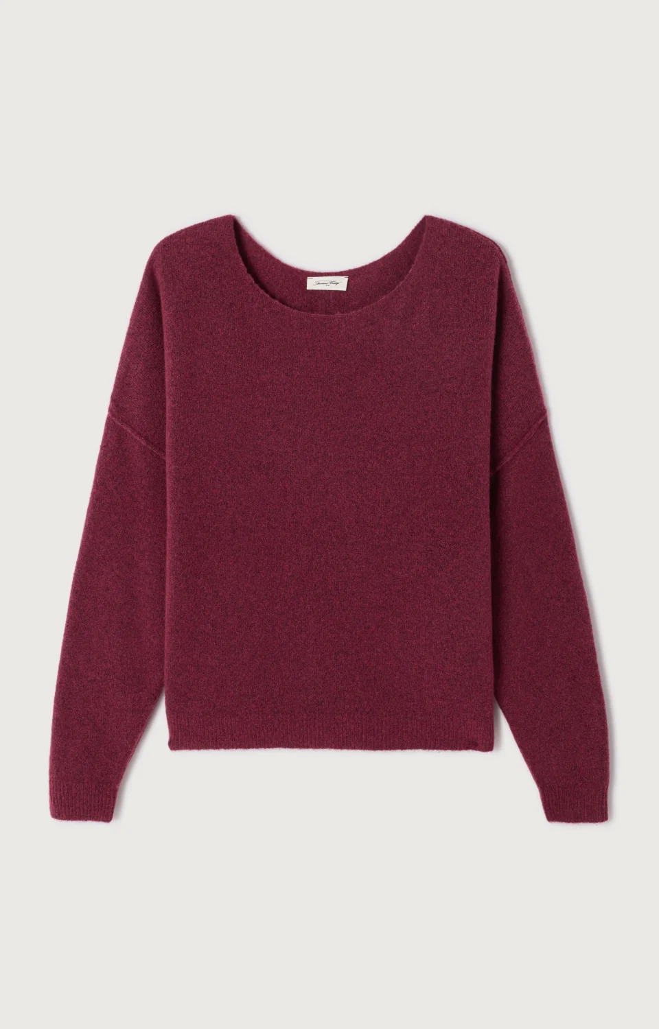 American Vintage Women's Sweater Damsville | Grape Melange - Image 7