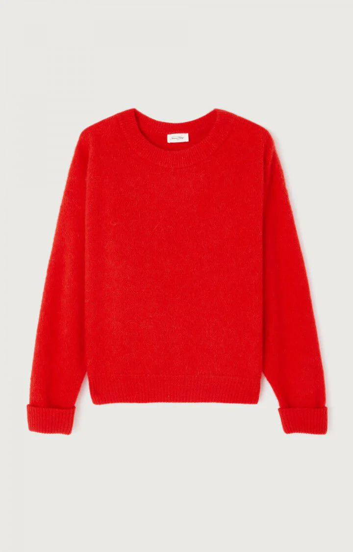 American Vintage Women's Sweater Vitow | Strawberry - Image 5
