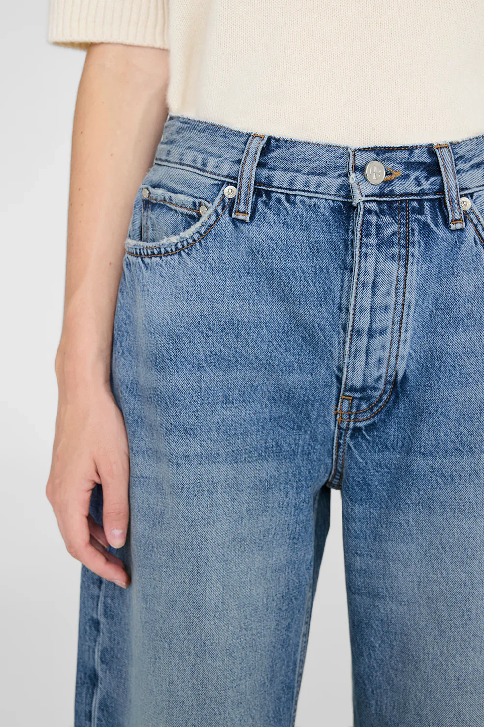 Anine Bing Fritz Jean | Baltic Blue - Image 5