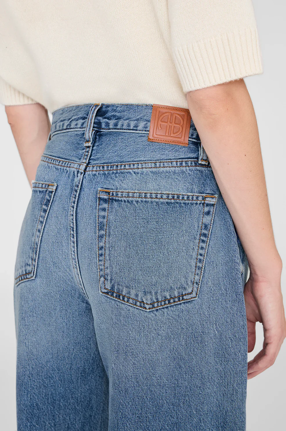 Anine Bing Fritz Jean | Baltic Blue - Image 6