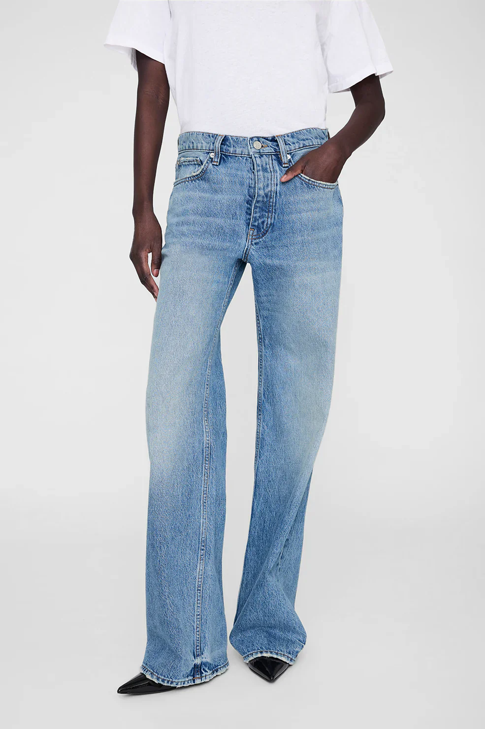 Anine Bing Hugh Jean | Baltic Blue - Image 3