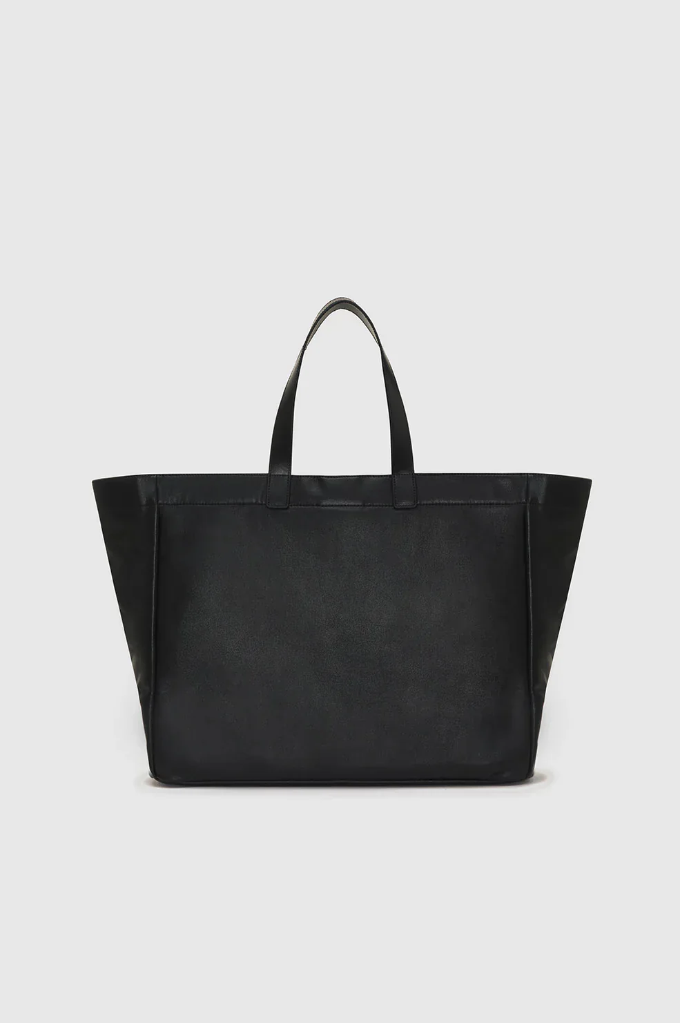 Anine Bing Large Rio Tote | Black Recycled Leather - Image 3