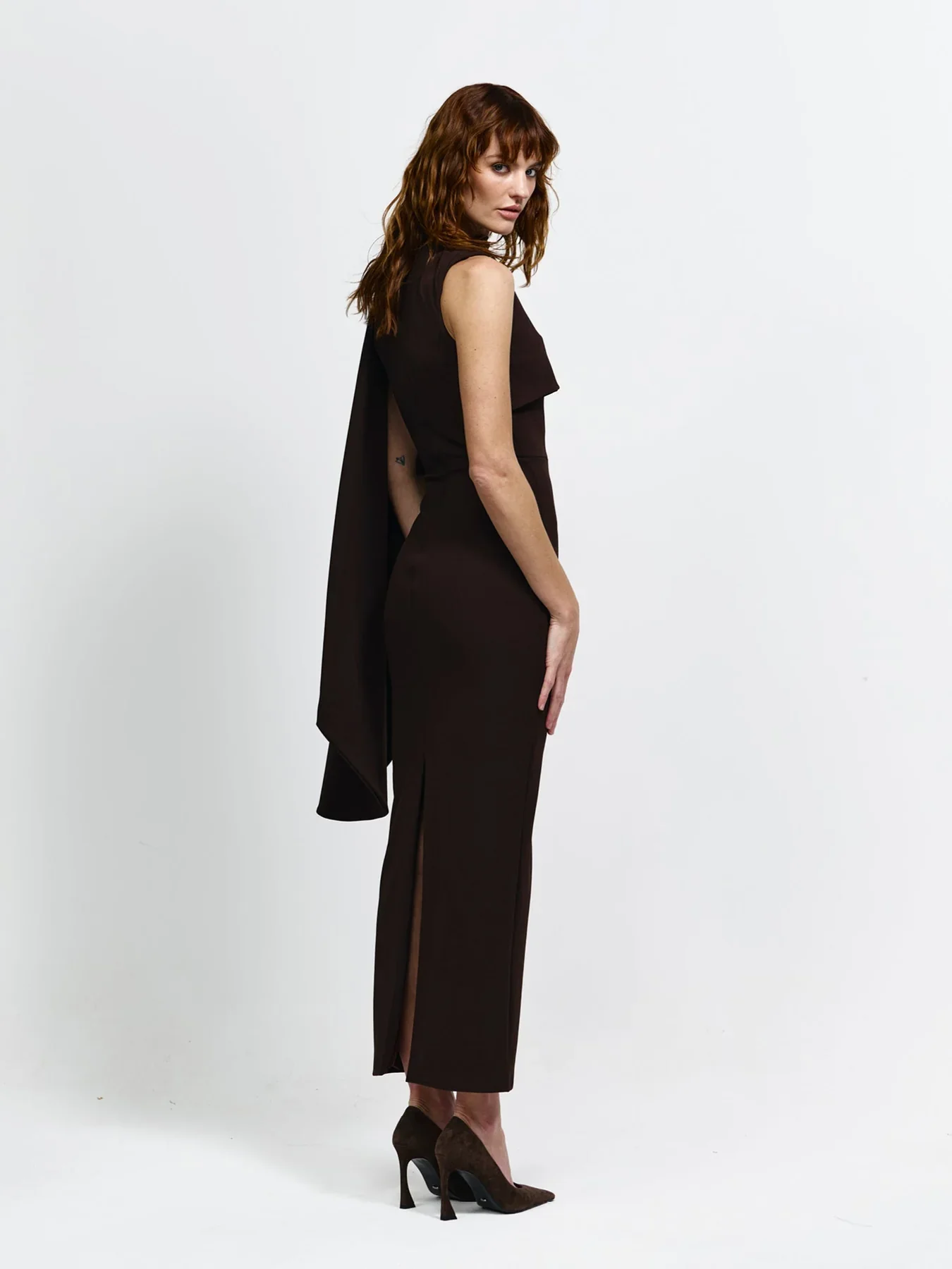 Effie Kats Romi Dress | Coffee - Image 3