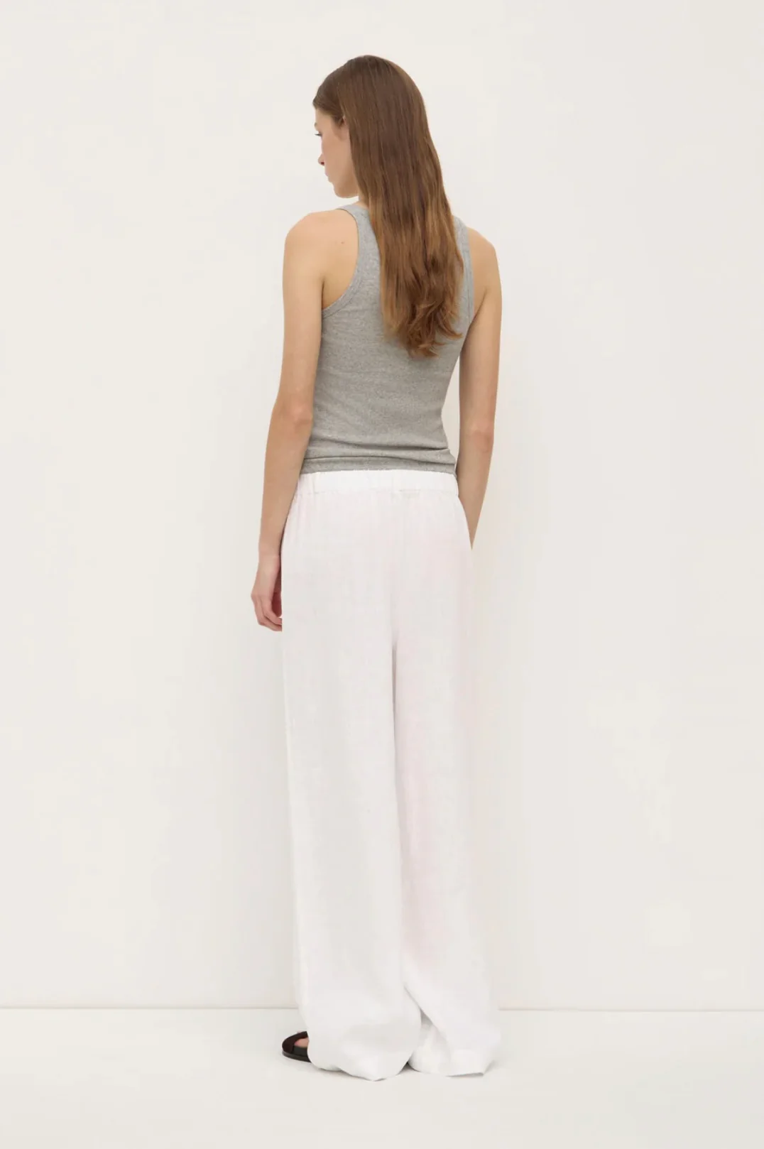 Assembly Label Everyday Linen Pant | White - Image 3