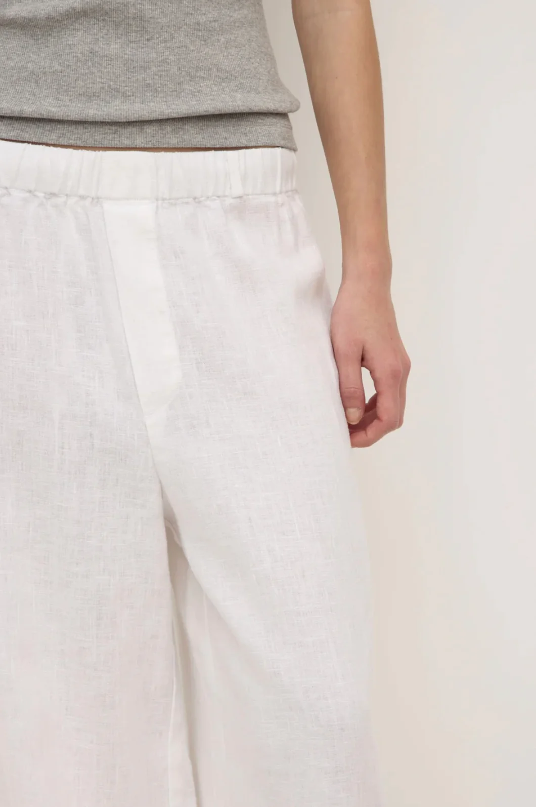 Assembly Label Everyday Linen Pant | White - Image 4