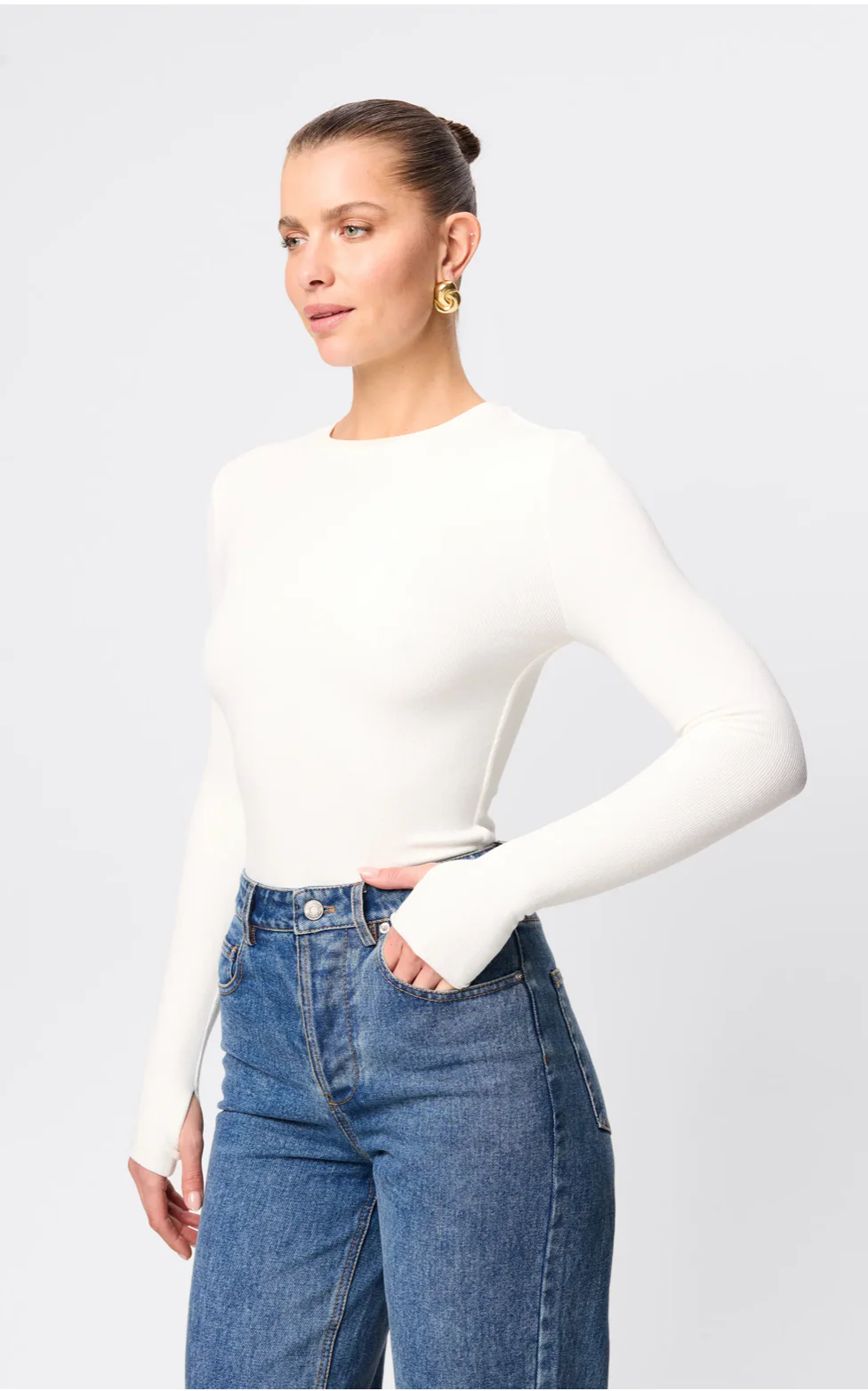 Mossman Brooklyn Top | White - Image 3