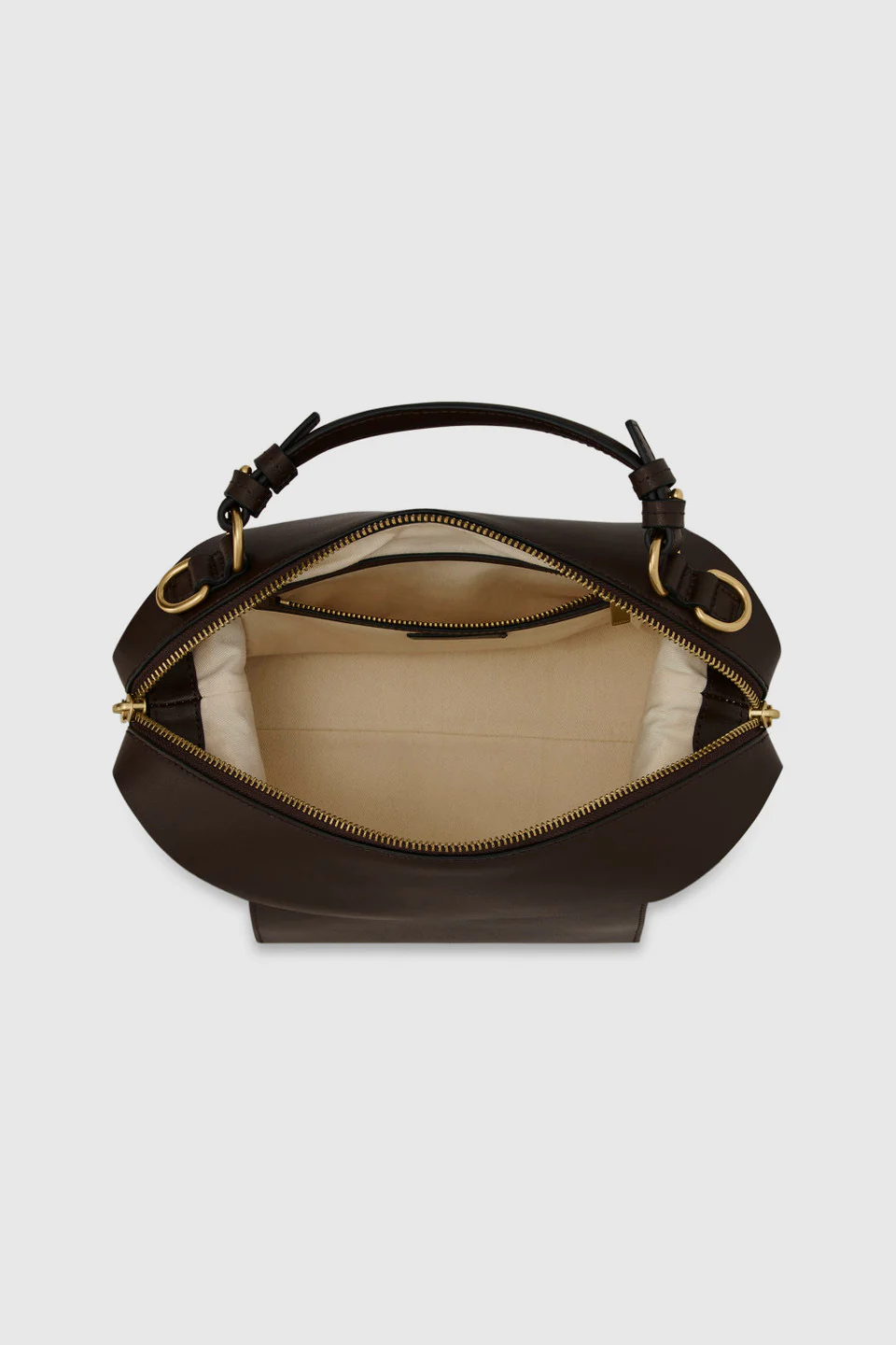 Oroton Mica Bowler | Dark Chocolate - Image 4