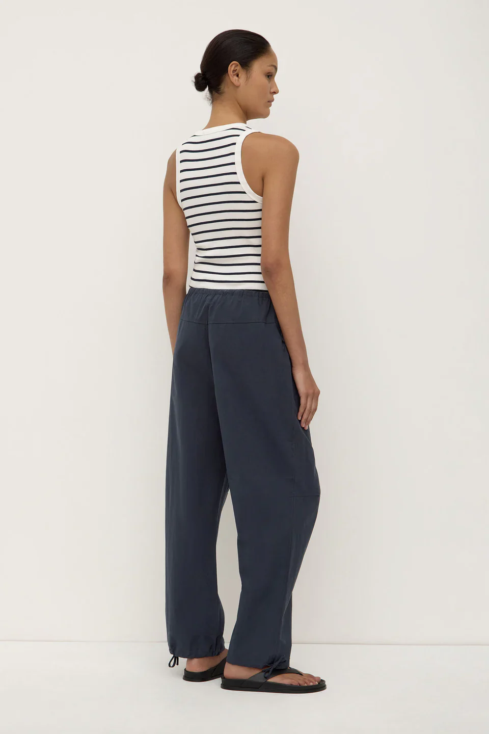 Assembly Label Rooney Poplin Pant | True Navy - Image 4