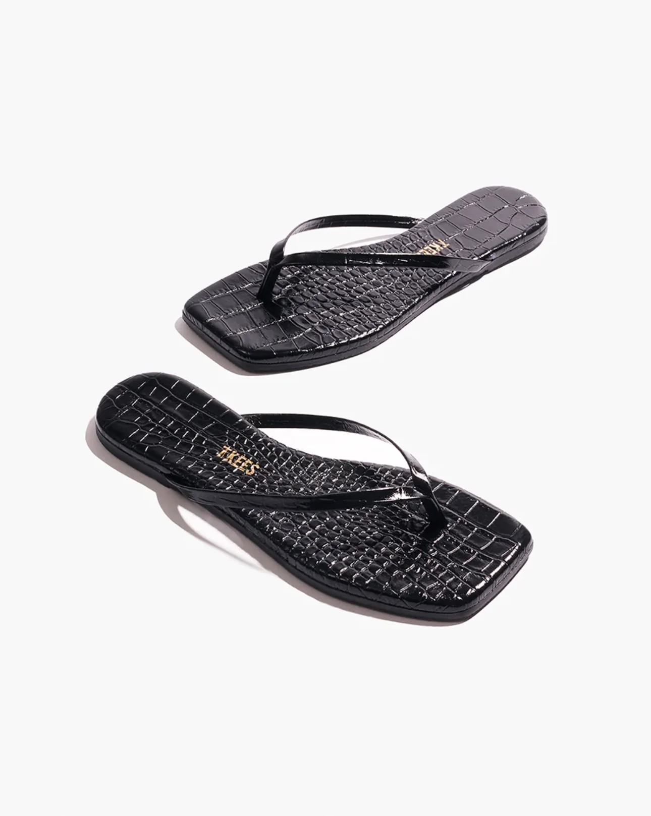 TKEES Square Toe Lily | Sable Croc - Image 4
