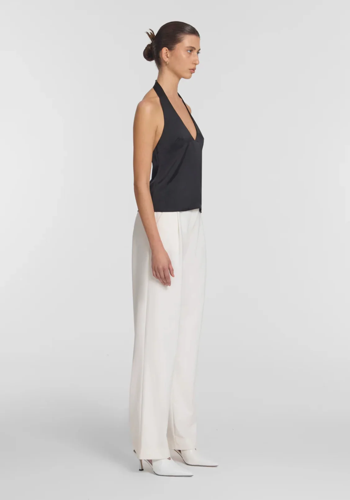 Viktoria & Woods Evian Halter Top | Black - Image 3