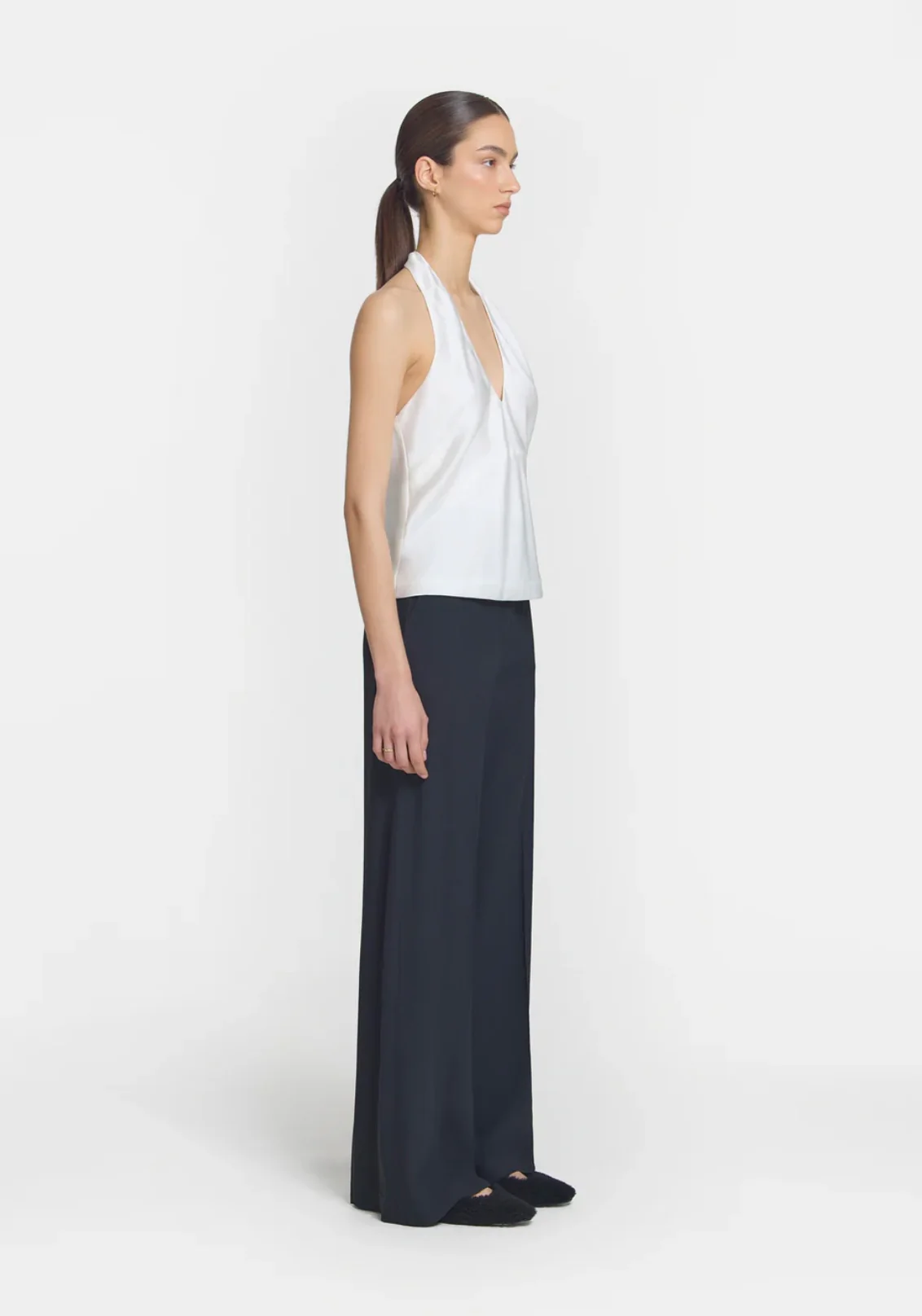 Viktoria & Woods Evian Halter Top | Ivory - Image 3