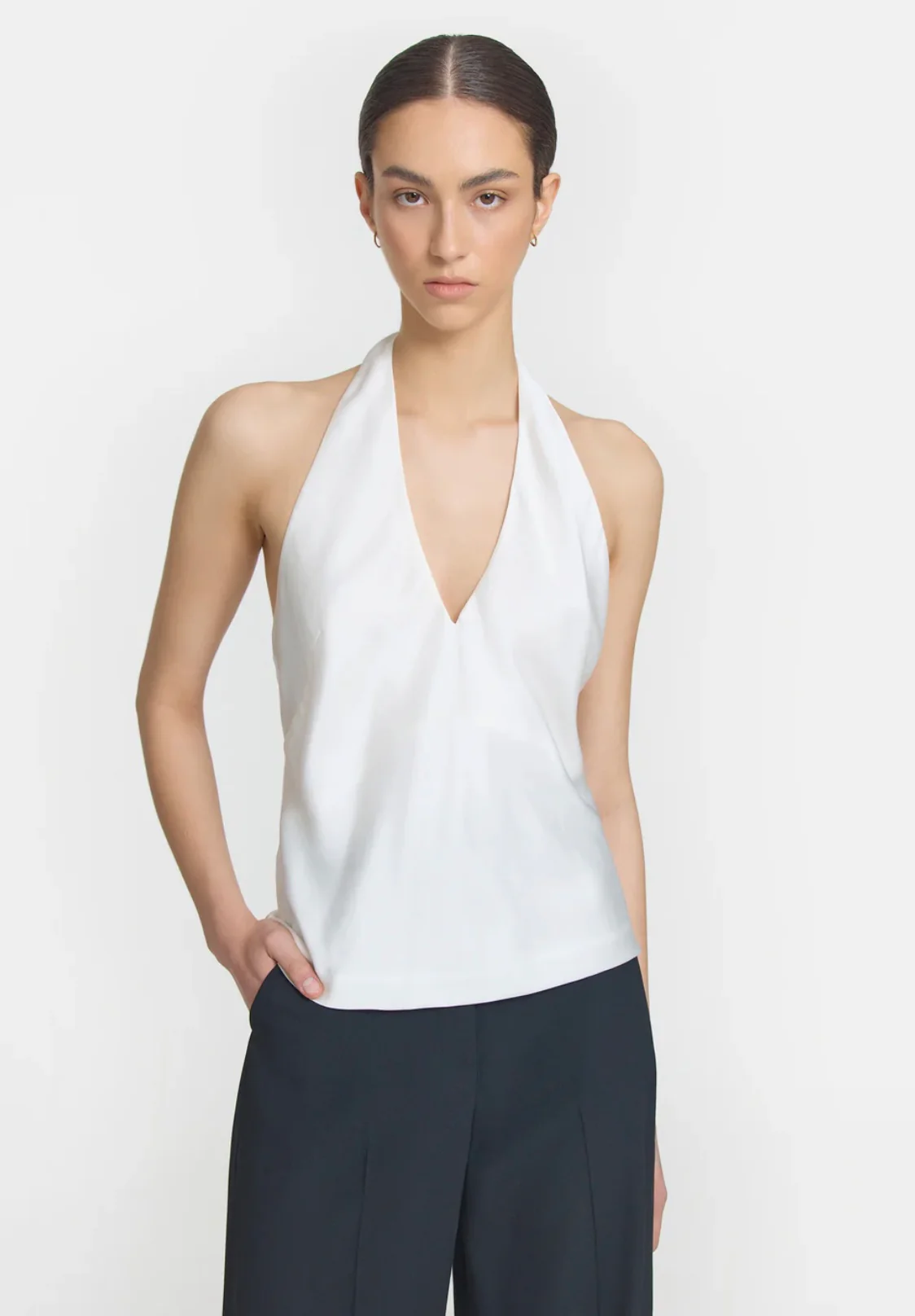 Viktoria & Woods Evian Halter Top | Ivory - Image 5